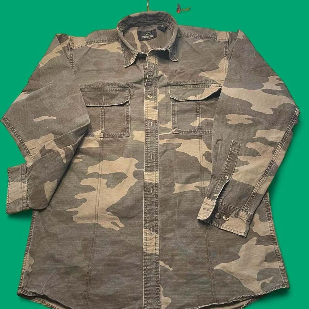 RedHead Camouflage Button-Up Field Shirt Jacket